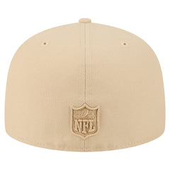 Pittsburgh Steelers New Era Color Pack A-Frame 59FIFTY Fitted Hat Beige