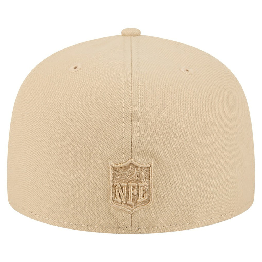 Baltimore Ravens New Era Color Pack A-Frame 59FIFTY Fitted Hat Beige