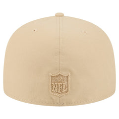 Baltimore Ravens New Era Color Pack A-Frame 59FIFTY Fitted Hat Beige