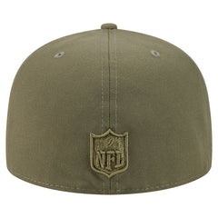 Miami Dolphins New Era Color Pack A-Frame 59FIFTY Fitted Hat Olive