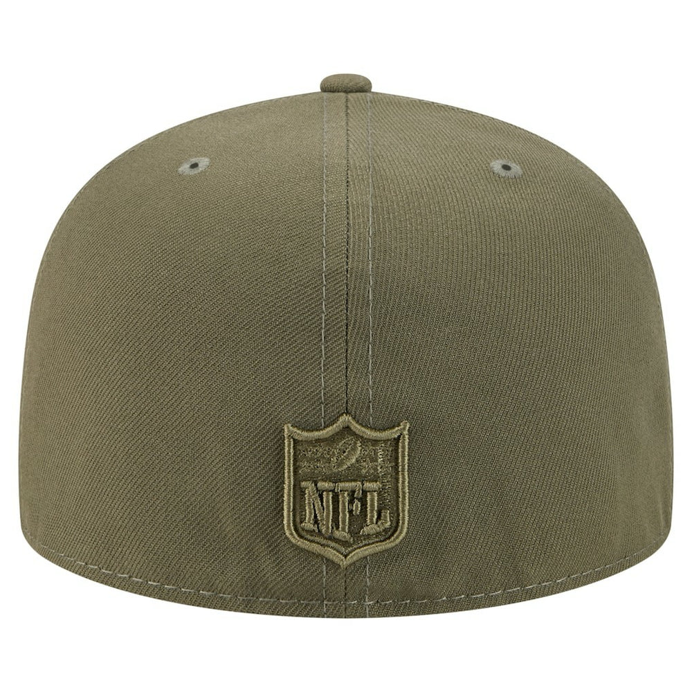 Pittsburgh Steelers New Era Color Pack A-Frame 59FIFTY Fitted Hat Olive