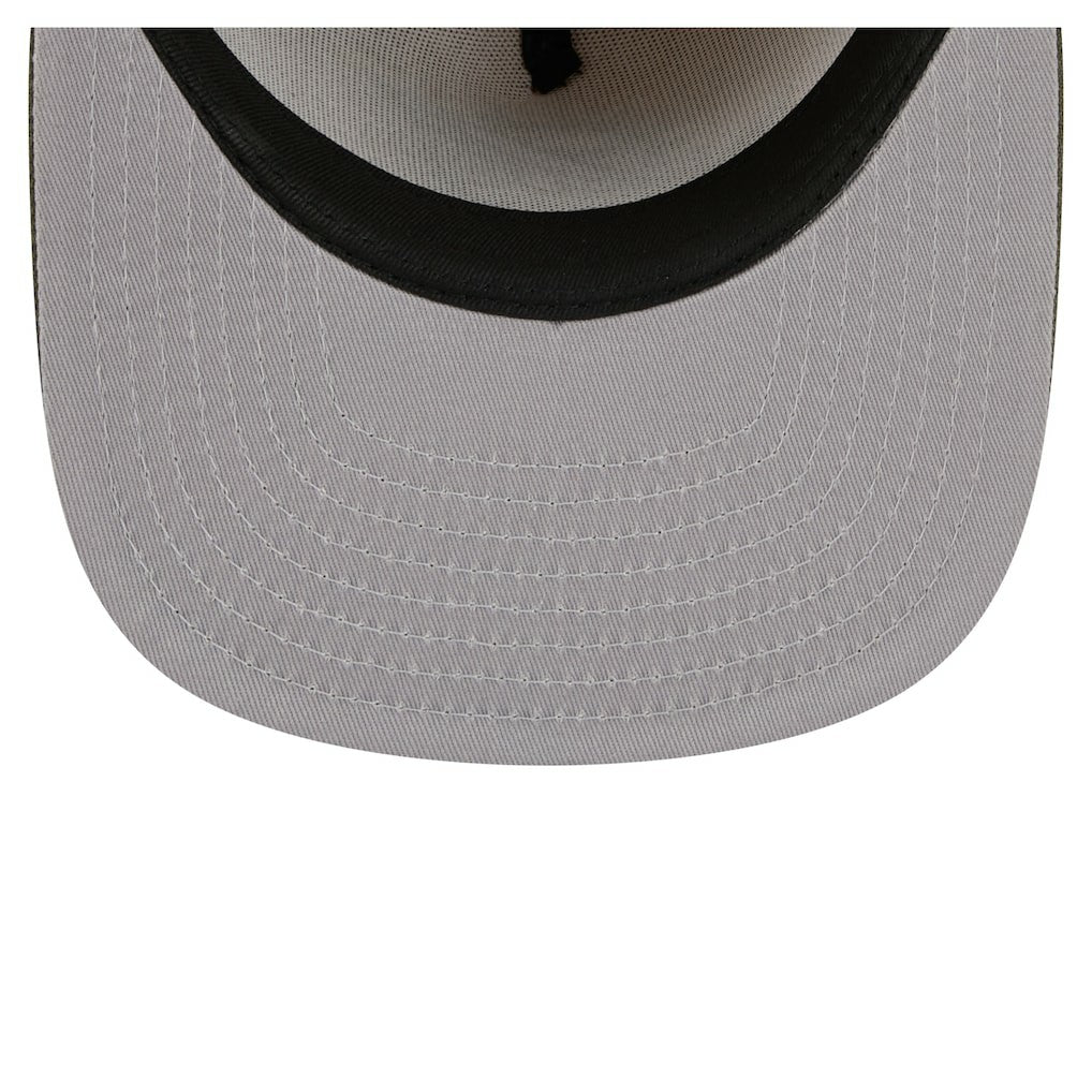 Miami Dolphins New Era Color Pack A-Frame 59FIFTY Fitted Hat Beige/Olive