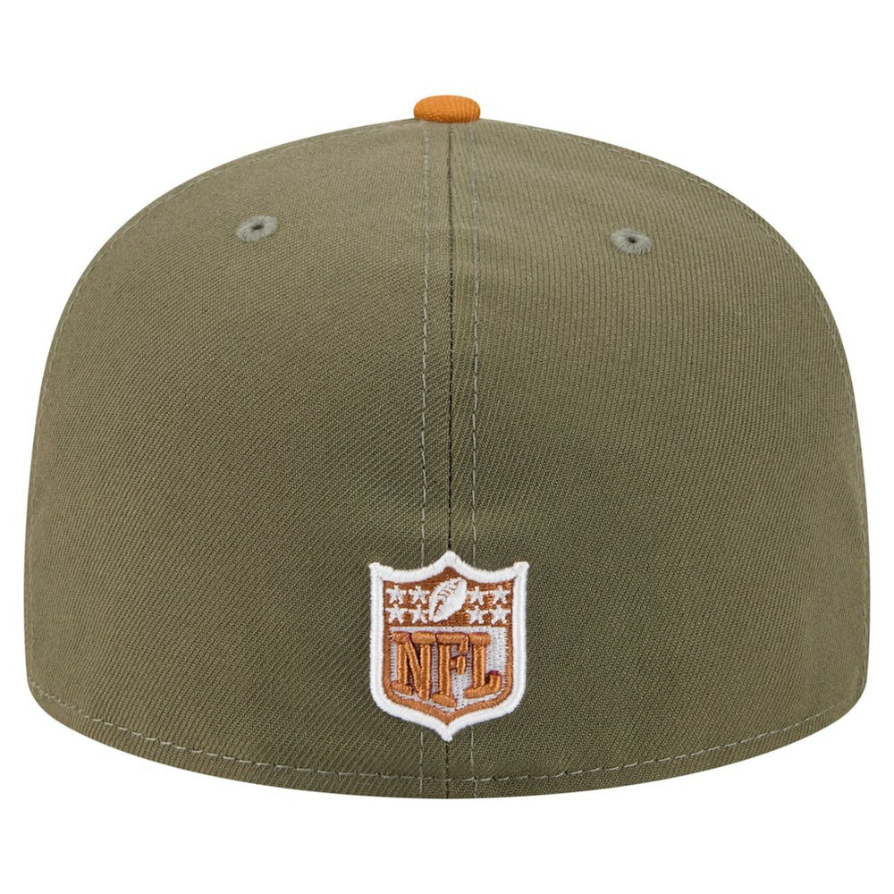 Baltimore Ravens New Era Color Pack A-Frame 59FIFTY Fitted Hat Olive/Brown