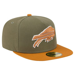 Buffalo Bills New Era Color Pack A-Frame 59FIFTY Fitted Hat Olive/Brown
