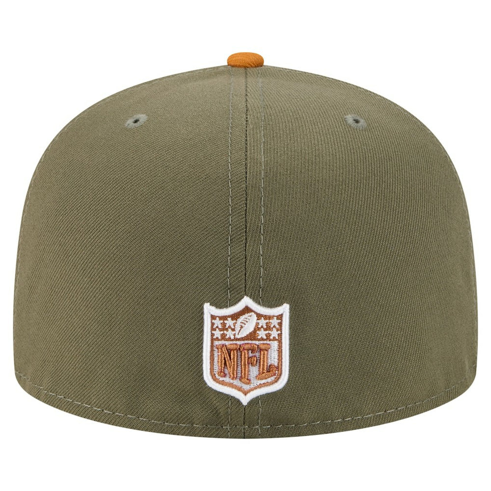 New York Giants New Era Color Pack A-Frame 59FIFTY Fitted Hat Olive/Brown