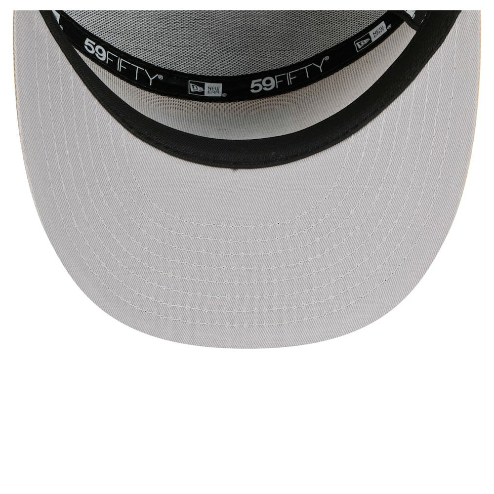 Washington Commanders New Era Two-Tone Color Pack Split Panel 59FIFTY Fitted Hat Light Beige/Olive