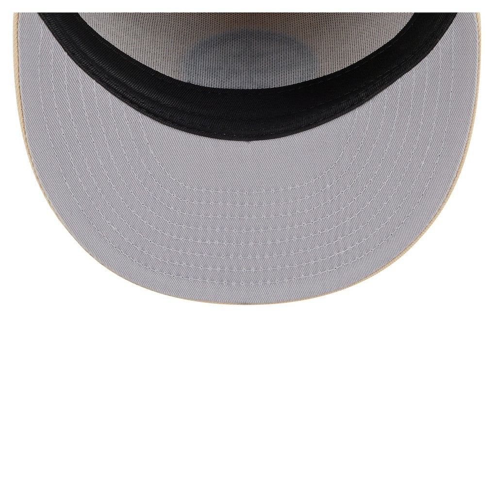 Pittsburgh Steelers New Era Two-Tone Color Pack Split Panel 59FIFTY Fitted Hat Light Beige/Olive