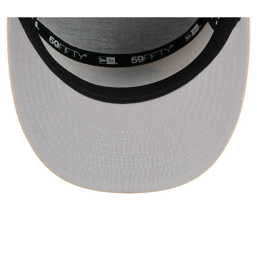 Atlanta Falcons New Era Color Pack Split Panel 59FIFTY Fitted Hat Light Beige/Olive