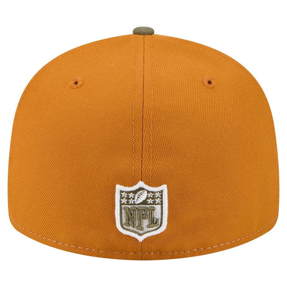Buffalo Bills New Era Two-Tone Color Pack Split Panel 59FIFTY Fitted Hat Olive/Brown