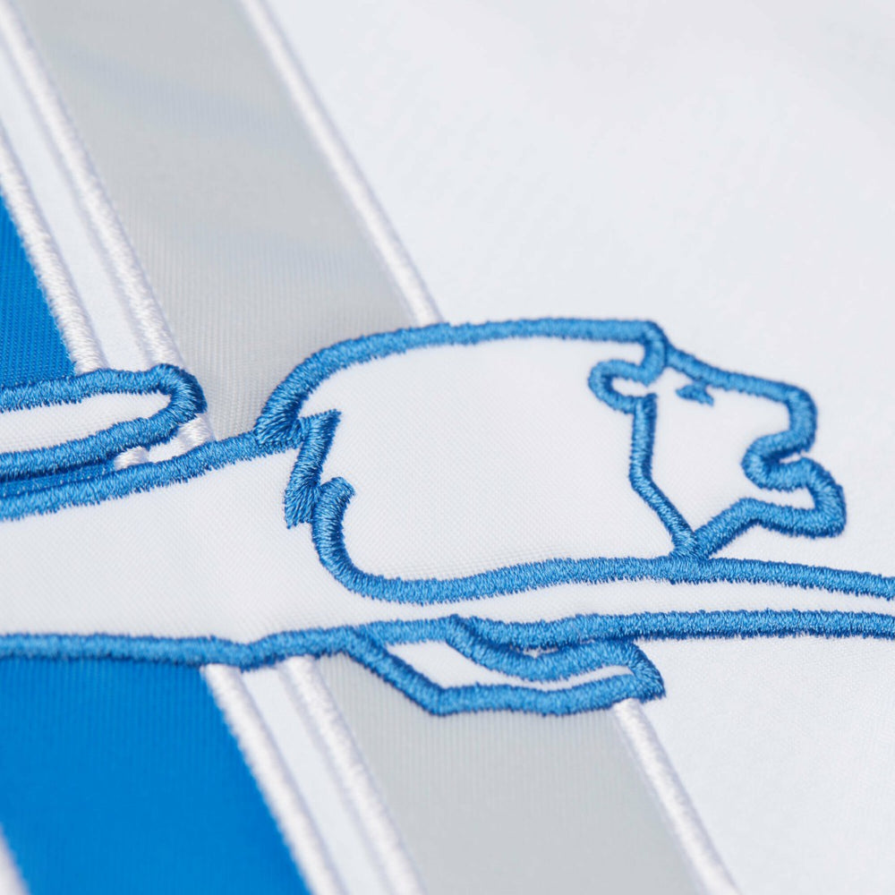 Detroit Lions Vintage Logo Coaches Full-Snap Hoodie Jacket White