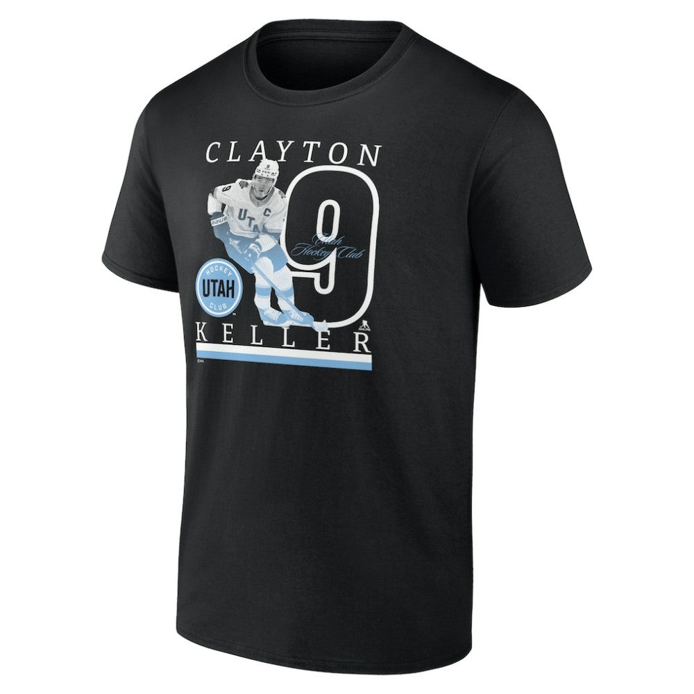 NHL Clayton Keller Utah Mammoth Fanatics Player Graphic T-Shirt - Black