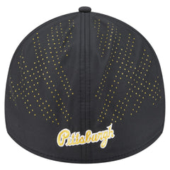 Pittsburgh Pirates New Era Night 39THIRTY Flex Hat - Black Hats