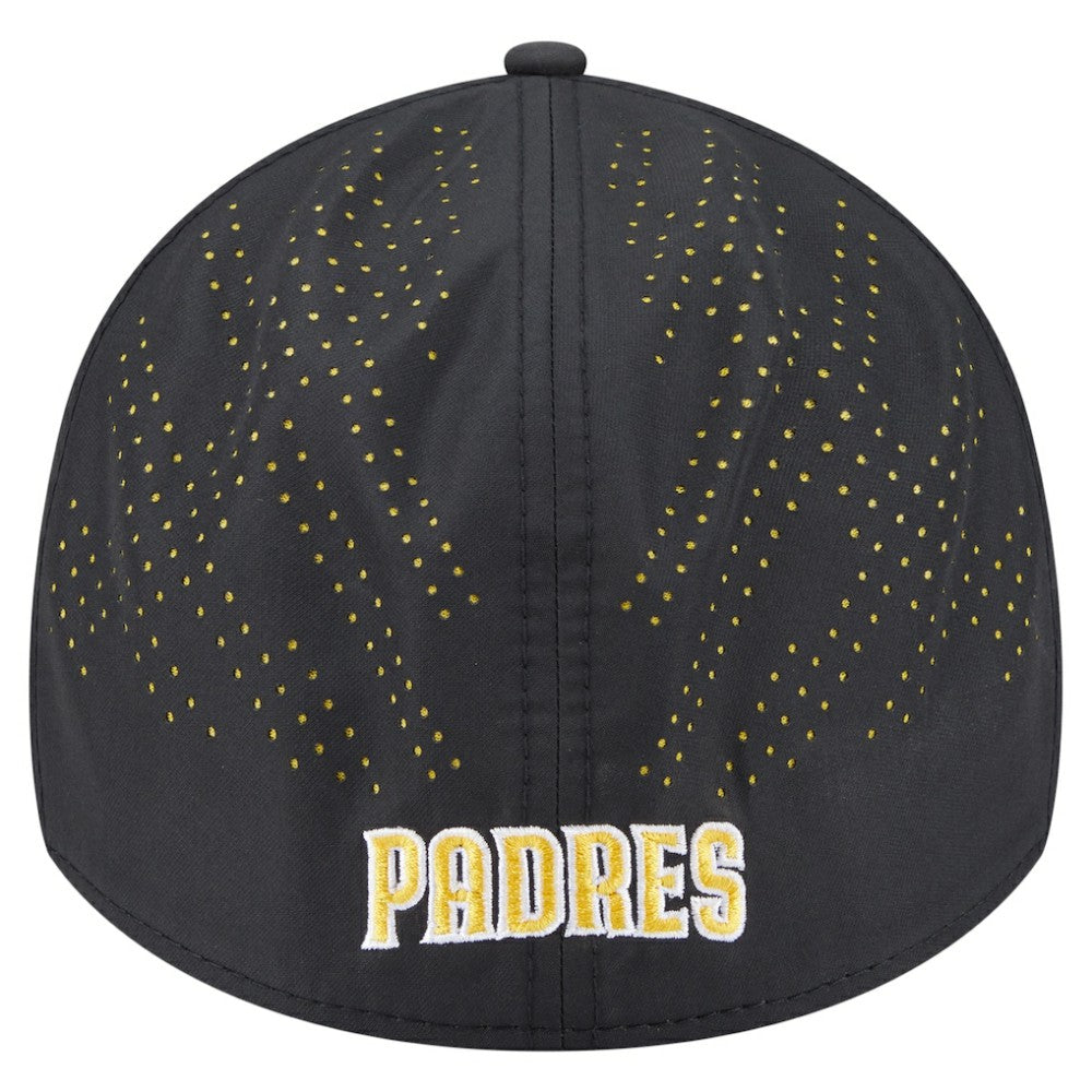 San Diego Padres New Era Night 39THIRTY Flex Hat - Black Hats