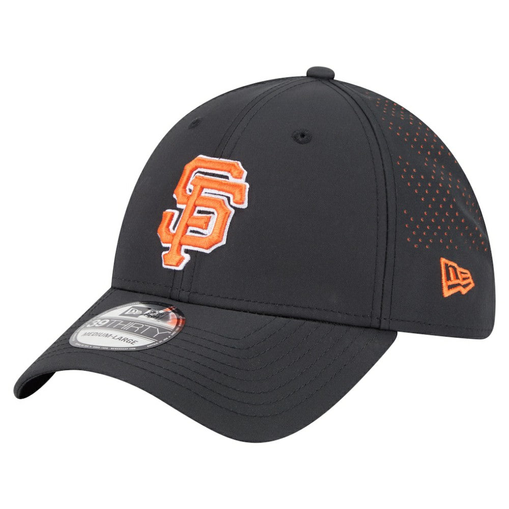 San Francisco Giants New Era Night 39THIRTY Flex Hat - Black Hats