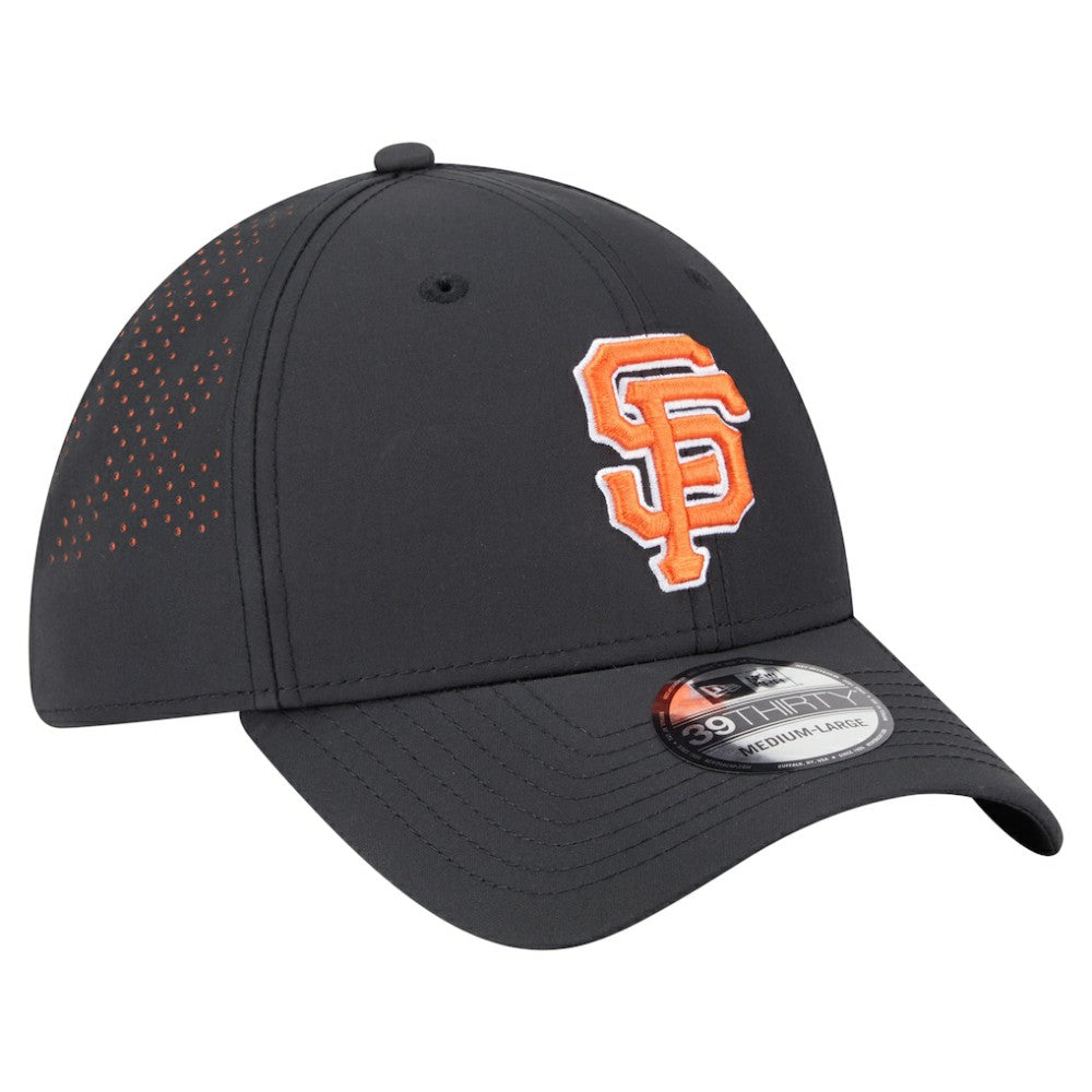 San Francisco Giants New Era Night 39THIRTY Flex Hat - Black Hats