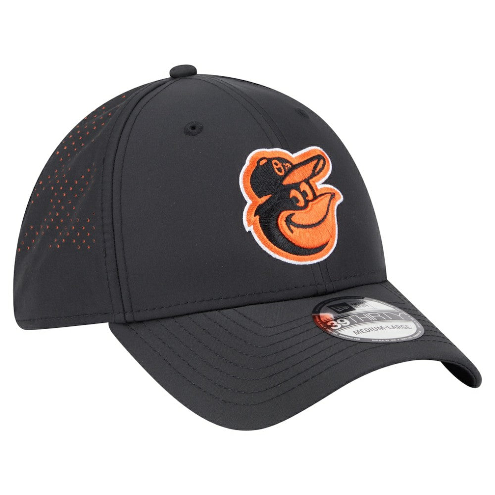 Baltimore Orioles New Era Night 39THIRTY Flex Hat - Black Hats