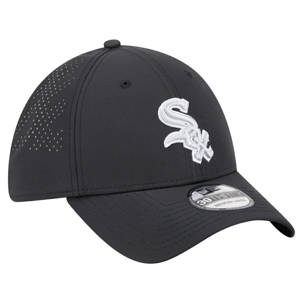 Chicago White Sox New Era Night 39THIRTY Flex Hat - Black Hats