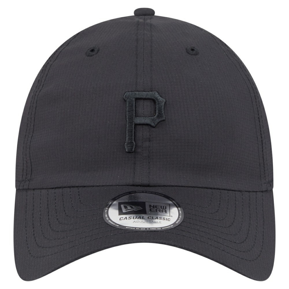 Pittsburgh Pirates New Era Ripstop Casual Classic Adjustable Hat - Black Hats