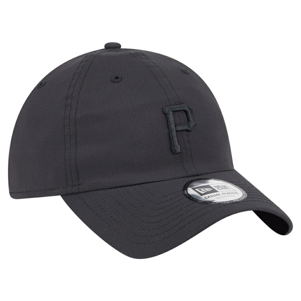 Pittsburgh Pirates New Era Ripstop Casual Classic Adjustable Hat - Black Hats