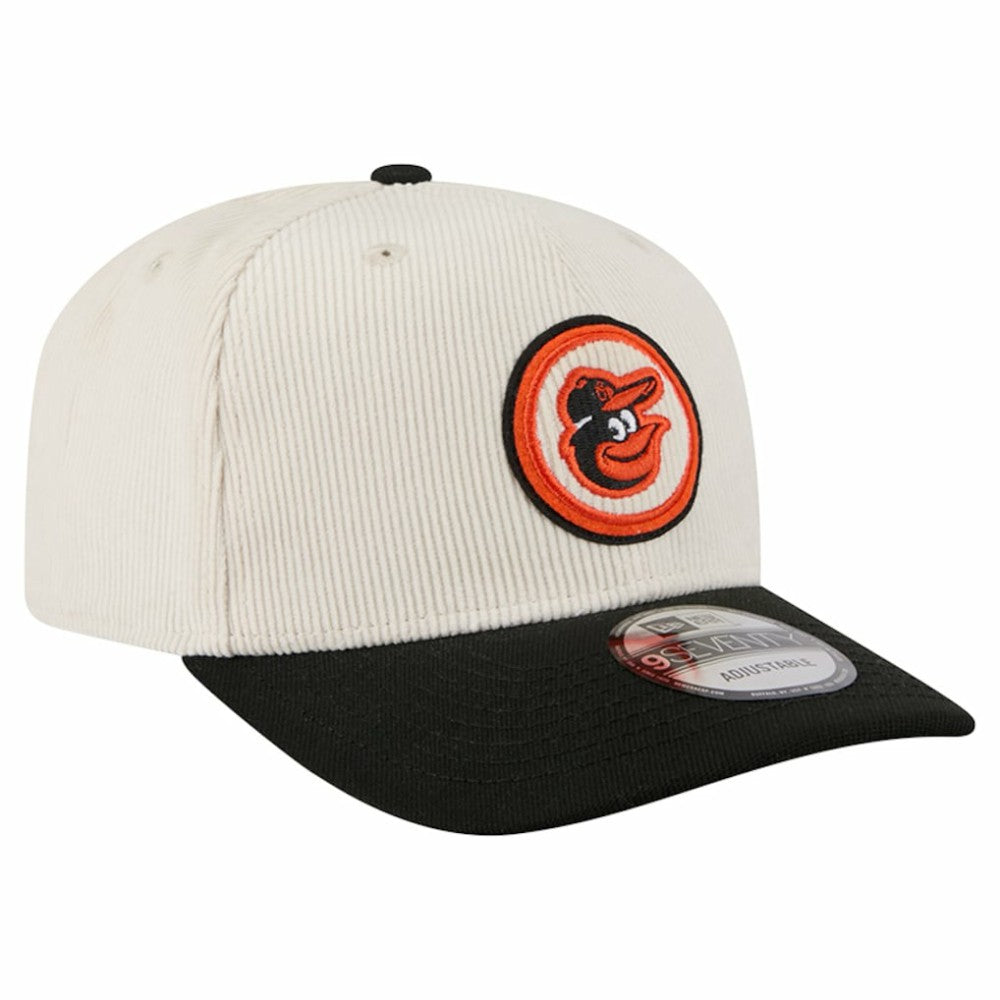 Baltimore Orioles New Era Loyal 9SEVENTY Adjustable Hat - Cream Hats