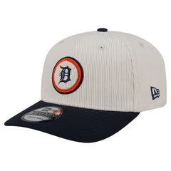 Detroit Tigers New Era Loyal 9SEVENTY Adjustable Hat - Cream Hats