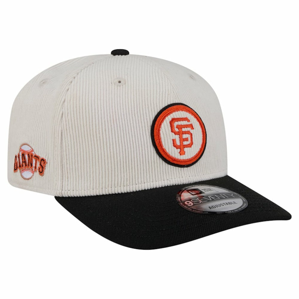 San Francisco Giants New Era Loyal 9SEVENTY Adjustable Hat - Cream Hats
