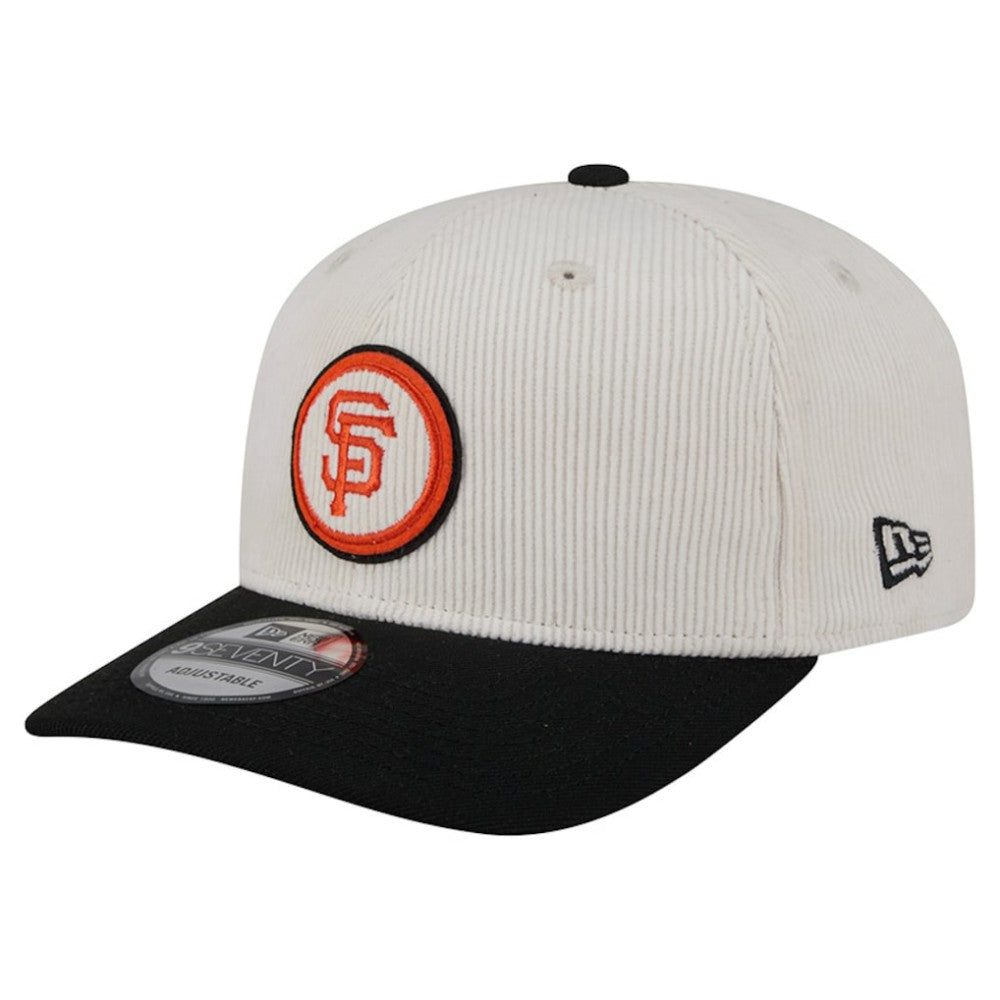 San Francisco Giants New Era Loyal 9SEVENTY Adjustable Hat - Cream Hats