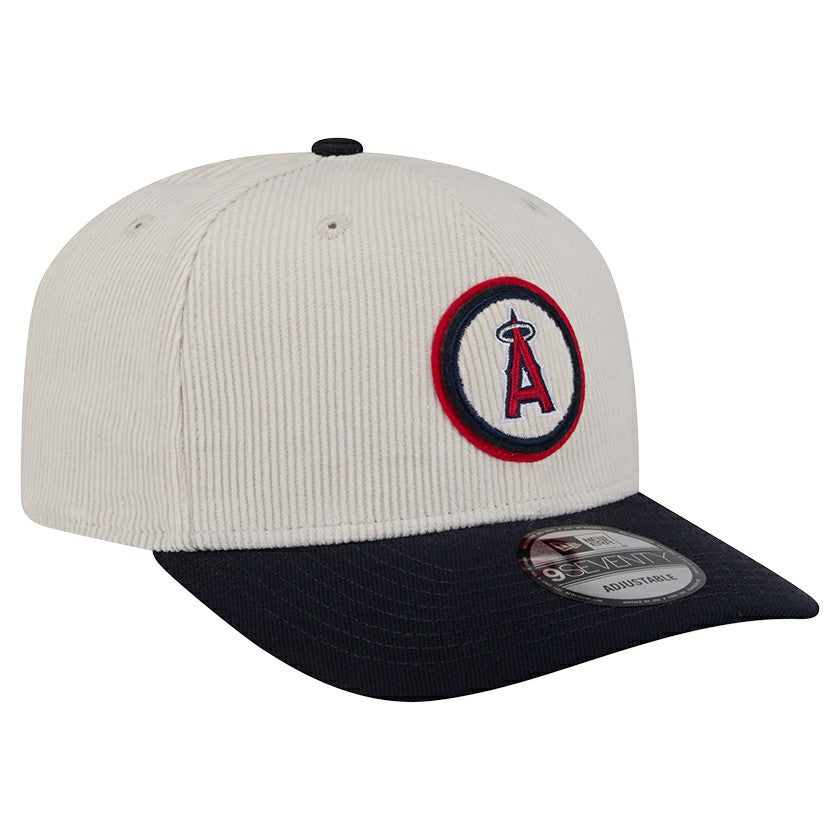 Los Angeles Angels New Era Loyal 9SEVENTY Adjustable Hat - Cream Hats
