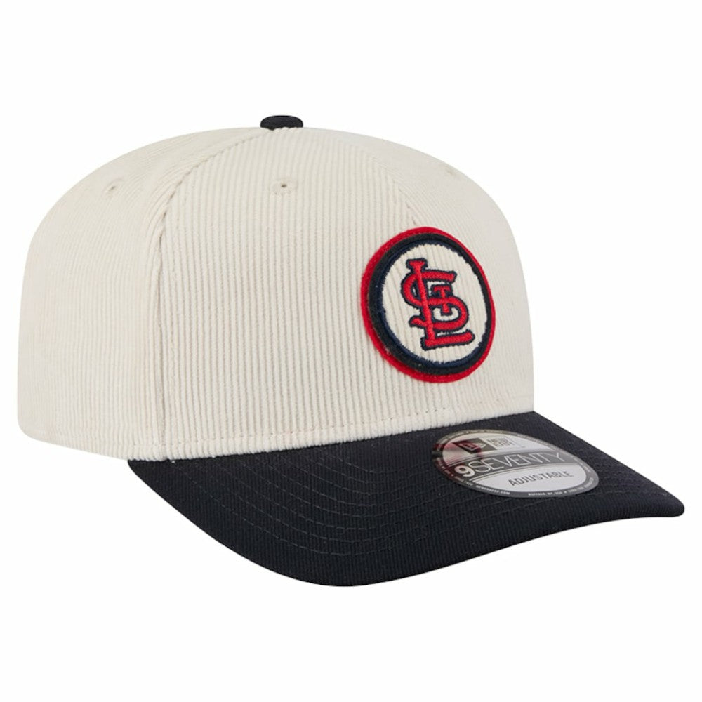 St. Louis Cardinals New Era Loyal 9SEVENTY Adjustable Hat - Cream Hats