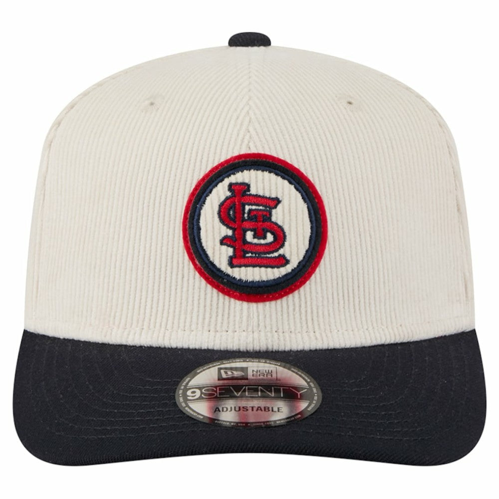 St. Louis Cardinals New Era Loyal 9SEVENTY Adjustable Hat - Cream Hats