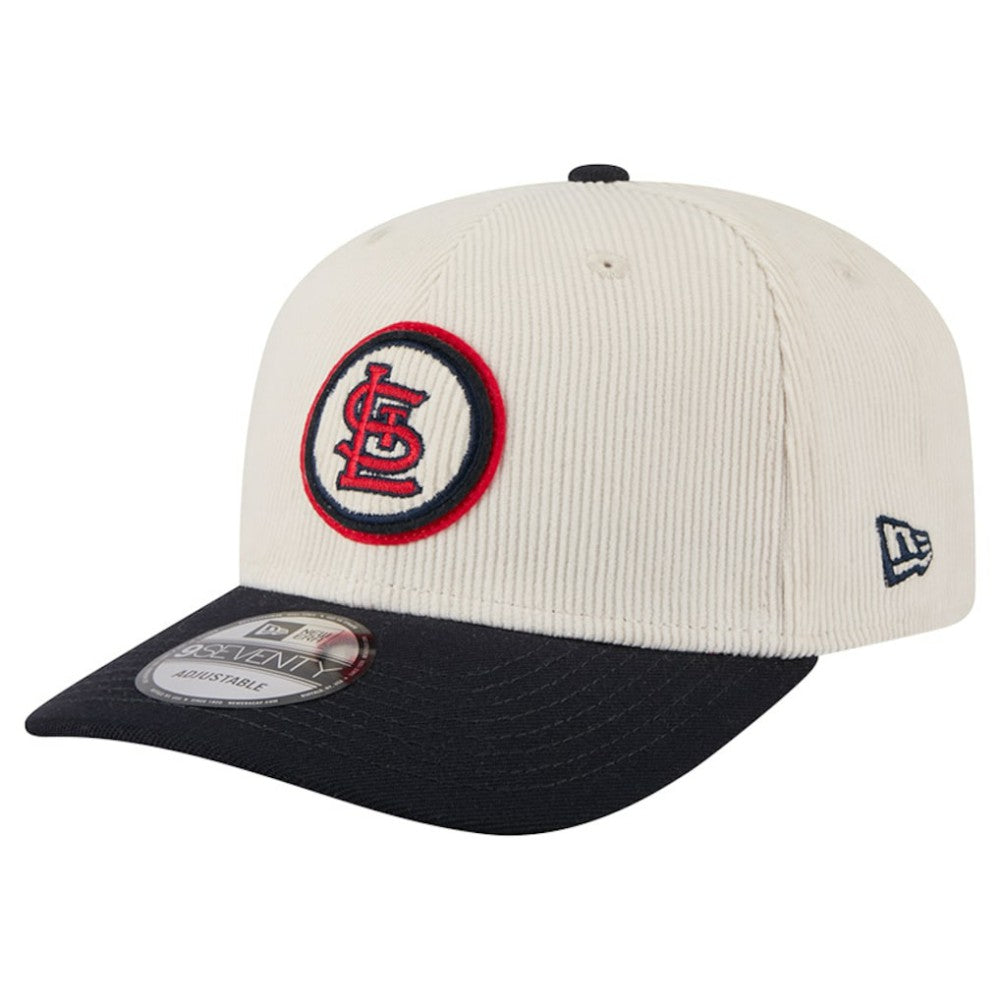 St. Louis Cardinals New Era Loyal 9SEVENTY Adjustable Hat - Cream Hats
