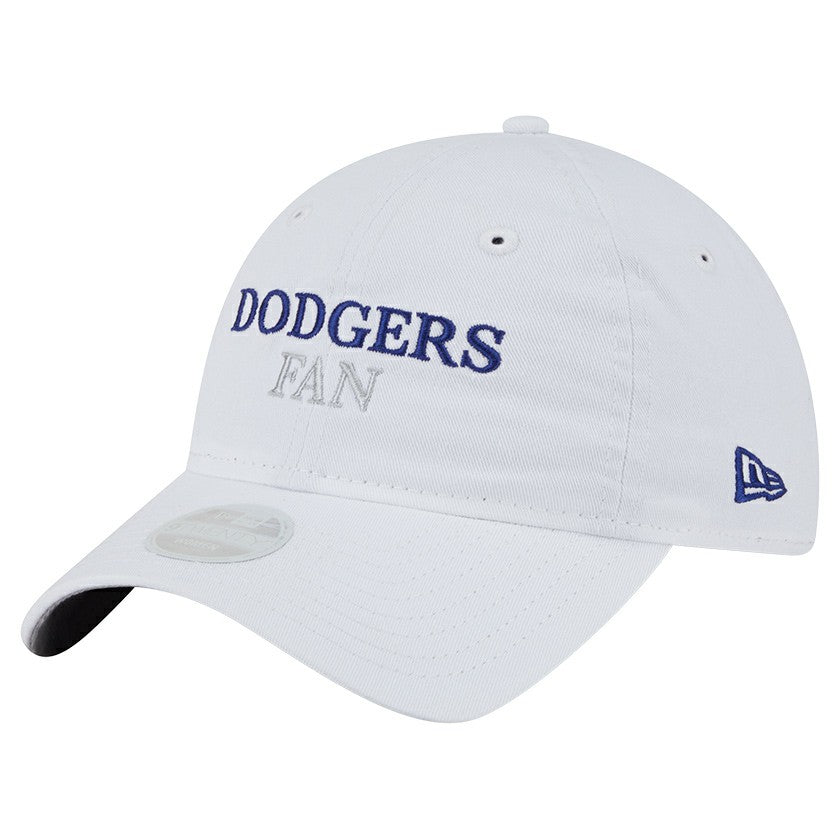 Los Angeles Dodgers New Era Women's Team Fan 9TWENTY Adjustable Hat - White Hats