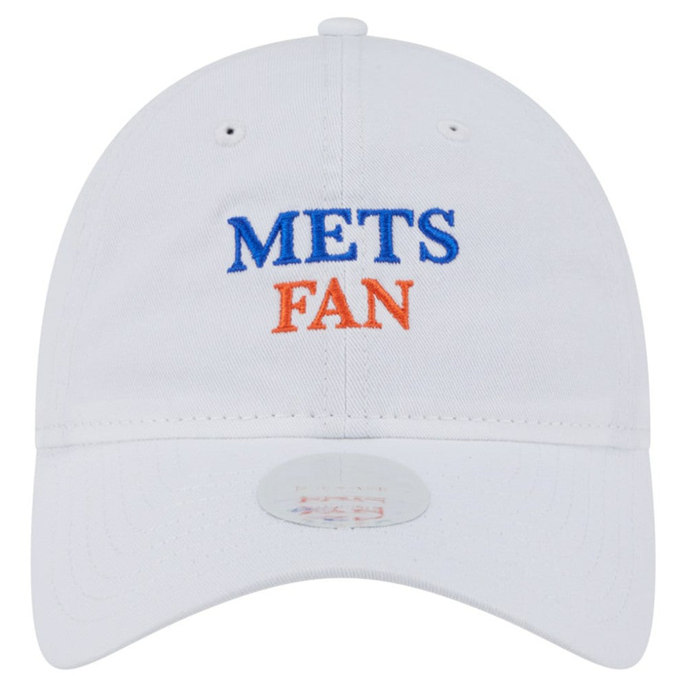 New York Mets New Era Women's Team Fan 9TWENTY Adjustable Hat - White Hats