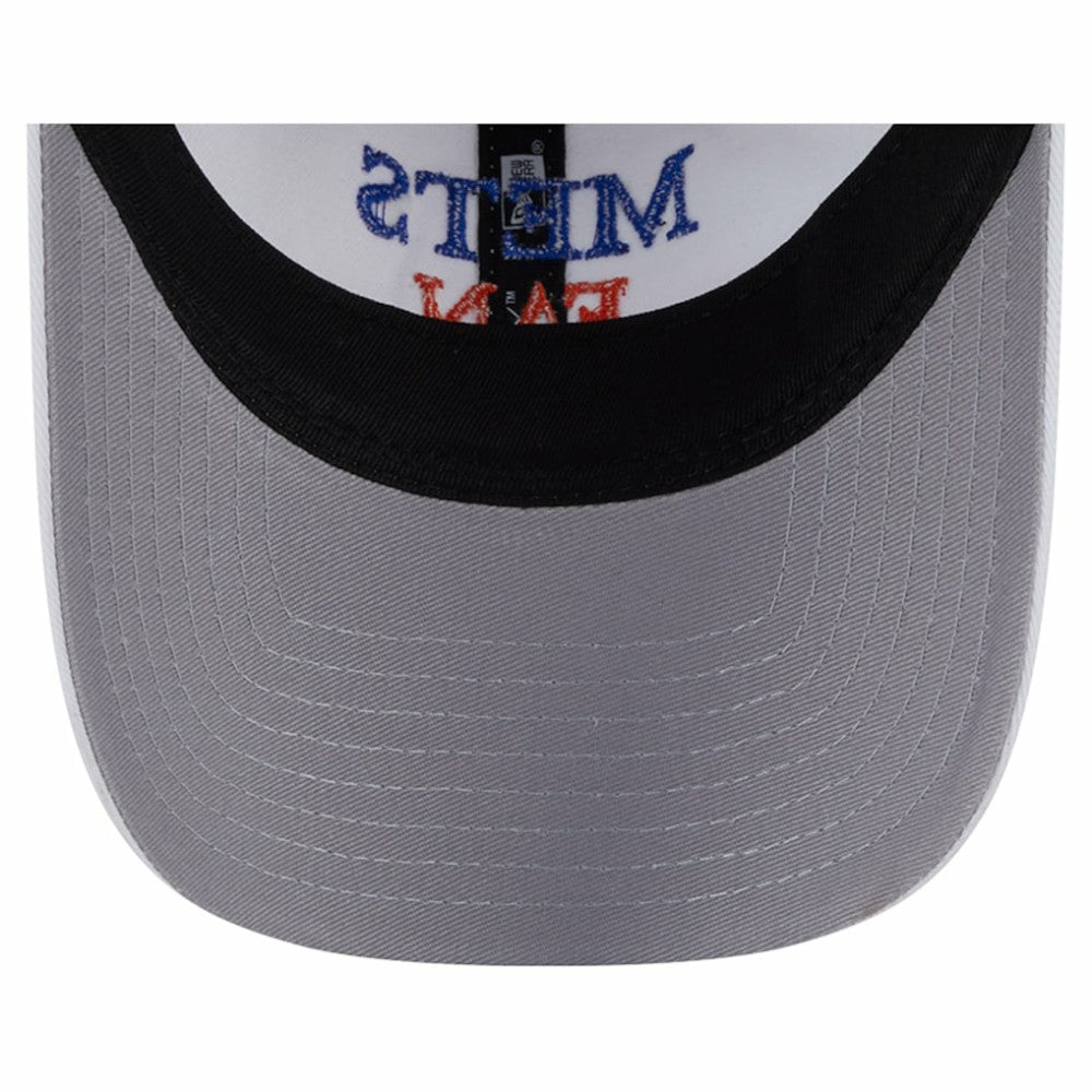 New York Mets New Era Women's Team Fan 9TWENTY Adjustable Hat - White Hats