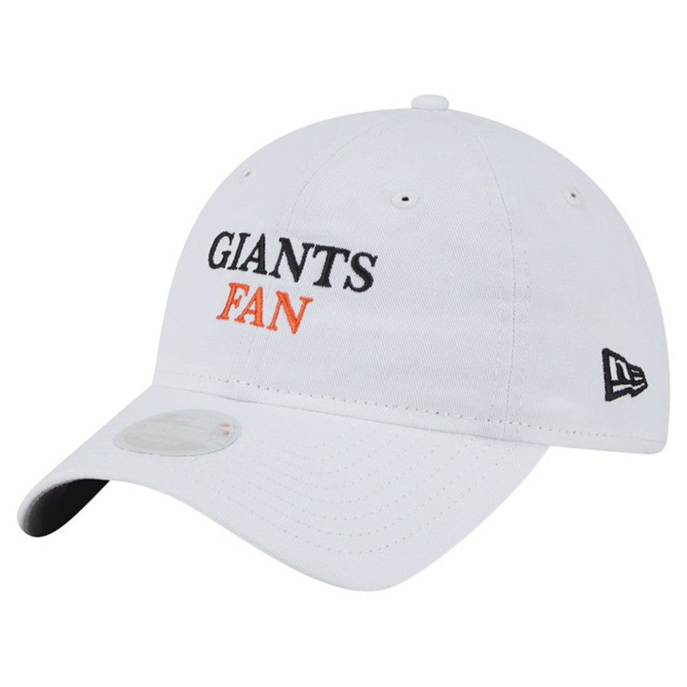 San Francisco Giants New Era Women's Team Fan 9TWENTY Adjustable Hat - White Hats