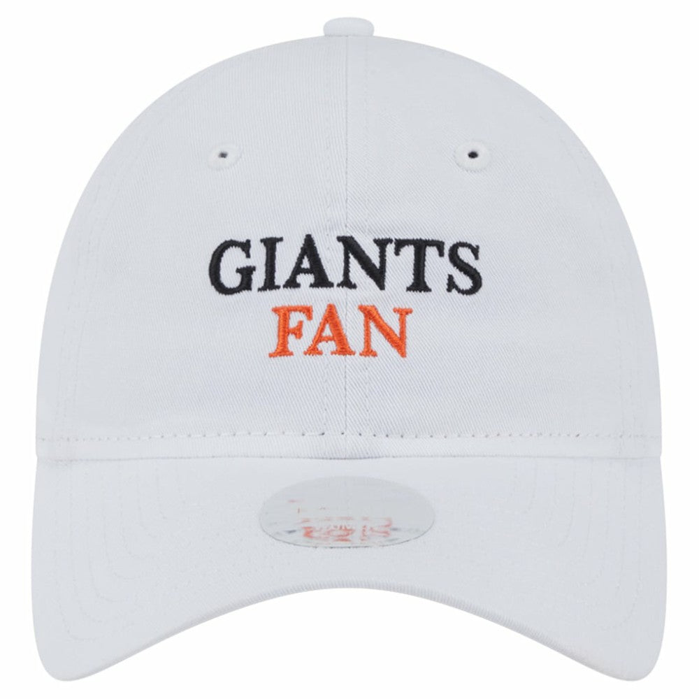 San Francisco Giants New Era Women's Team Fan 9TWENTY Adjustable Hat - White Hats
