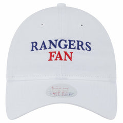 Texas Rangers New Era Women's Team Fan 9TWENTY Adjustable Hat - White Hats