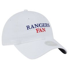 Texas Rangers New Era Women's Team Fan 9TWENTY Adjustable Hat - White Hats