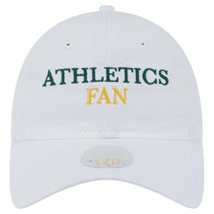 Athletics New Era Women's Team Fan 9TWENTY Adjustable Hat - White Hats