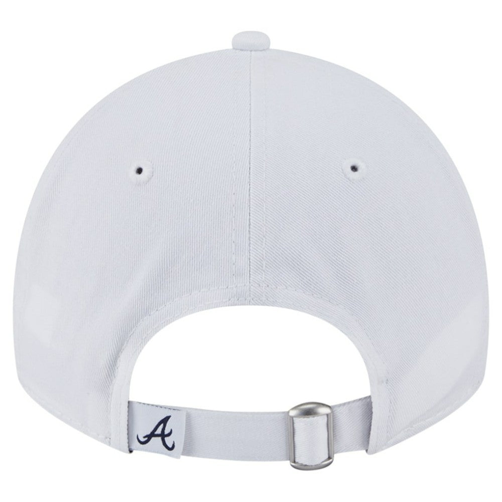 Atlanta Braves New Era Women's Team Fan 9TWENTY Adjustable Hat - White Hats