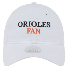 Baltimore Orioles New Era Women's Team Fan 9TWENTY Adjustable Hat - White Hats