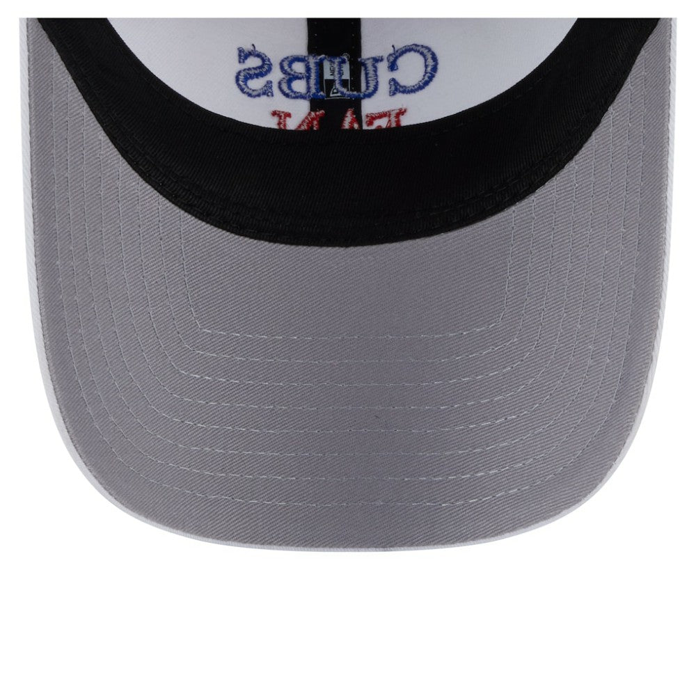 Chicago Cubs New Era Women's Team Fan 9TWENTY Adjustable Hat - White Hats