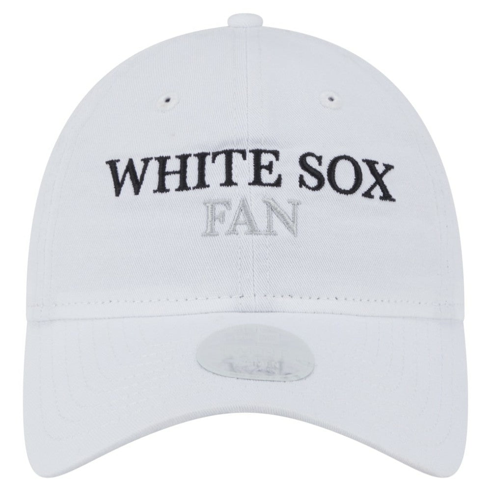 Chicago White Sox New Era Women's Team Fan 9TWENTY Adjustable Hat - White Hats