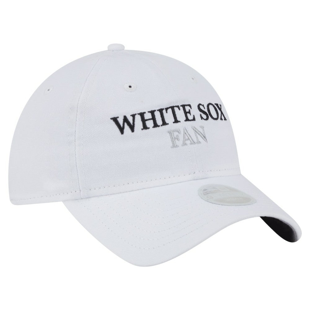 Chicago White Sox New Era Women's Team Fan 9TWENTY Adjustable Hat - White Hats