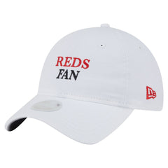 Cincinnati Reds New Era Women's Team Fan 9TWENTY Adjustable Hat - White Hats