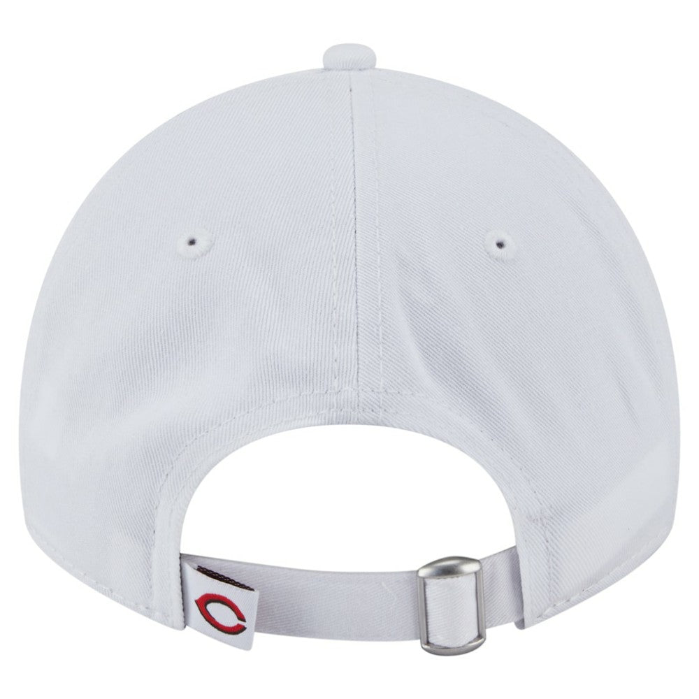Cincinnati Reds New Era Women's Team Fan 9TWENTY Adjustable Hat - White Hats