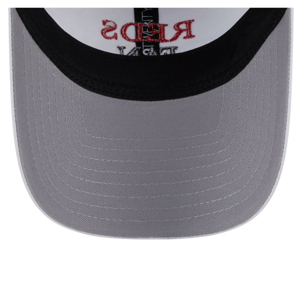 Cincinnati Reds New Era Women's Team Fan 9TWENTY Adjustable Hat - White Hats