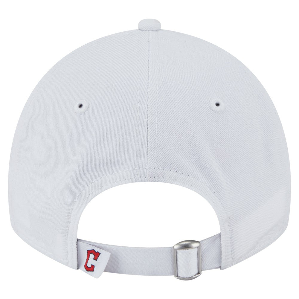Cleveland Guardians New Era Women's Team Fan 9TWENTY Adjustable Hat - White Hats