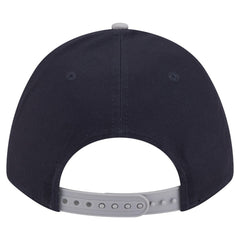 New York Yankees New Era Arch 9FORTY A-Frame M-Crown Adjustable Hat - Navy/Gray Hats