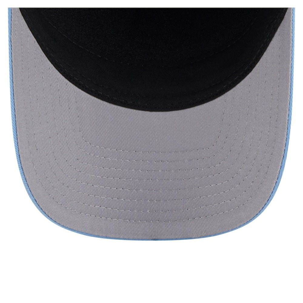 Tampa Bay Rays New Era Arch 9FORTY A-Frame M-Crown Adjustable Hat - Navy/Light Blue Hats